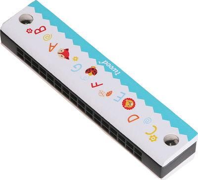Ξύλινο Πνευστό iwood Φυσαρμόνικα για 5+ Ετών W17006
