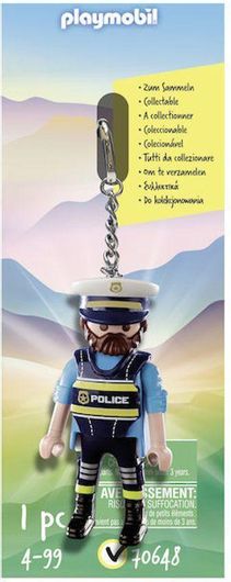 Μπρελόκ Playmobil 70648 City Action Αστυνομικός