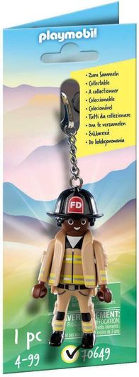 Μπρελόκ Playmobil 70649 City Action Πυροσβέστης