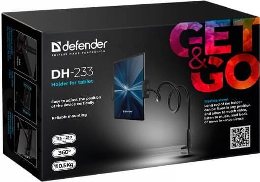 Βάση Tablet Γραφείου Defender CH-233 Μαύρη