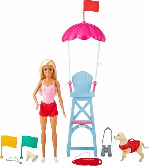 Barbie Lifeguard With Dog για 3+ Ετών