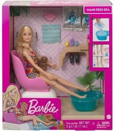 Κούκλα Mattel Barbie Wellness - Ινστιτούτο Μανικιούρ για 3+ Ετών
