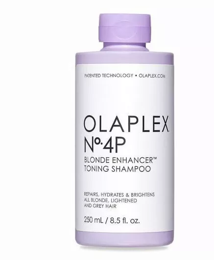 Olaplex No.4P Blonde Enhancer Toning Σαμπουάν Διατήρησης Χρώματος για Βαμμένα Μαλλιά 250ml