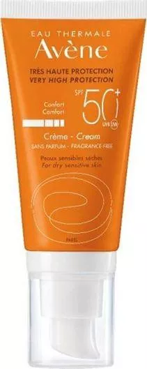 Αντηλιακή Κρέμα Προσώπου Eau Thermale Avène Very High Protection Fragrance Free SPF50 50ml