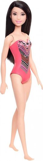 Barbie Beach με Ροζ Μαγιό GHW38 για 3+ Ετών