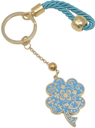 Γούρι Διακοσμητικό με Τριφύλλι Γαλάζιο 