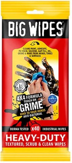 Επαγγελματικά Μαντηλάκια Heavy Duty 40τμχ