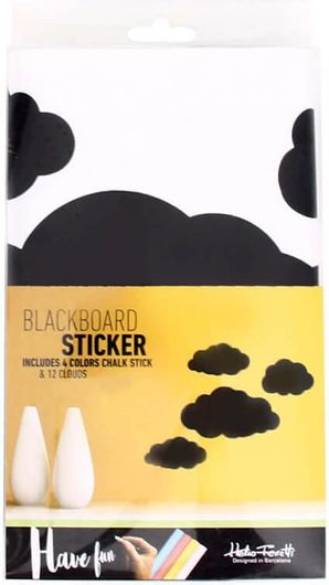 Αυτοκόλλητα Μαυροπίνακα Σύννεφα 