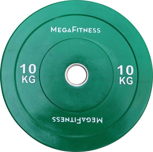 Δίσκος MegaFitness Bumper Ολυμπιακού Τύπου Μεταλλικός 1x10kg Φ50mm
