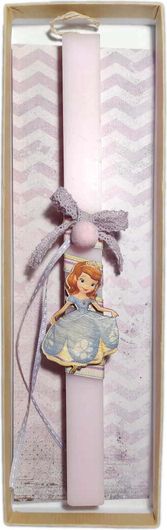 Πασχαλινή Λαμπάδα Πριγκίπισσα Σοφία Handmade 45107