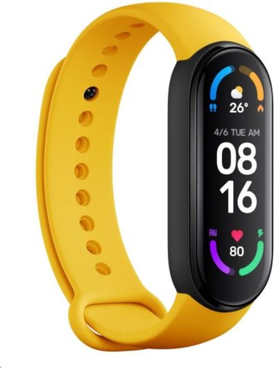 Activity Tracker Xiaomi Mi Smart Band 5 Αδιάβροχο με Παλμογράφο Κίτρινο