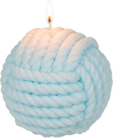 Κερί Μπάλα Μπλε 10 x 10 cm