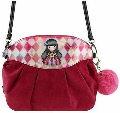 Παιδική Τσάντα Ώμου Graffiti Santoro Circus Moon Buttons Gorjuss 987GJ01 Φούξια