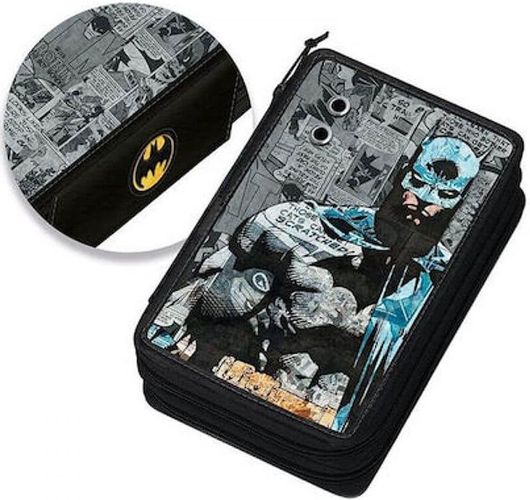 Κασετίνα Γεμάτη με 2 Θήκες Graffiti Batman