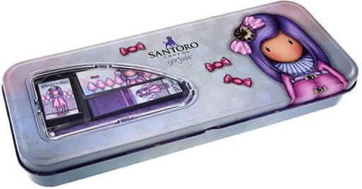 Santoro Sugar Plum Κασετίνα Γεμάτη Μεταλλική με 1 Θήκη Μοβ