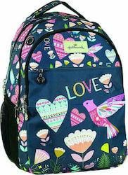 Σχολική Τσάντα Δημοτικού Πλάτης Back Me Up Hallmark Hummingbirds Μπλε