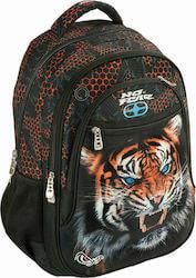 Σχολική Τσάντα Δημοτικού Πλάτης Back Me Up Tiger No Fear Πολύχρωμο