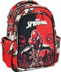 Σχολική Τσάντα Δημοτικού Πλάτης Gim Spiderman Comic Κόκκινο