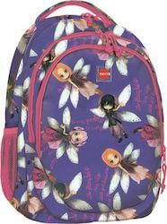 Σχολική Τσάντα Δημοτικού Πλάτης Lyc Sac One The Jock Any Girls Μοβ