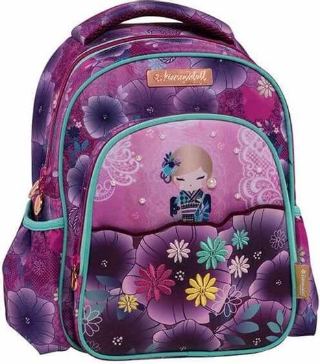 Σχολική Τσάντα Νηπίου Graffiti Πλάτης Kimmidoll Μοβ