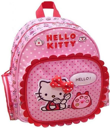 Σχολική Τσάντα Νηπίου Graffiti Πλάτης Phone Hello kitty