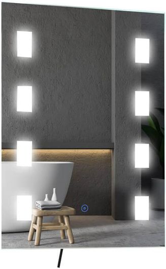 	Καθρέπτης Μπάνιου Kleankin 834-033V01 με LED Φωτισμό 70x50x4cm