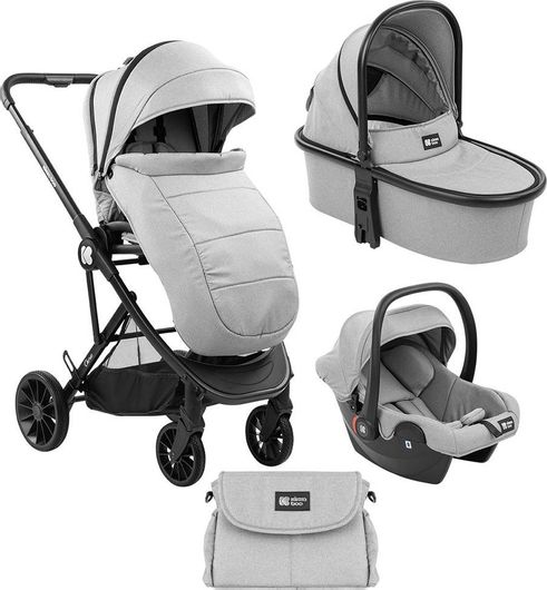 Πολυκαρότσι Kikka Boo Cherie 3 in 1 31001010183 Γκρι