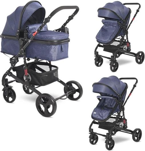 Πολυκαρότσι Lorelli Alba 2 in 1 10021482188 Jean Μπλε