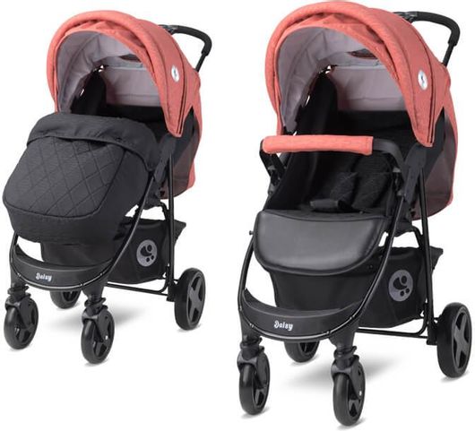 Καρότσι Μωρού Lorelli Daisy Basic 10021632181 Μαύρο / Πορτοκαλί