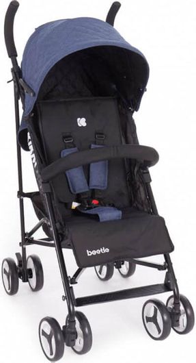 Καρότσι Μπαστούνι Kikka Boo Beetle 7.2kg Κατάλληλο για Νεογέννητο Μπλε