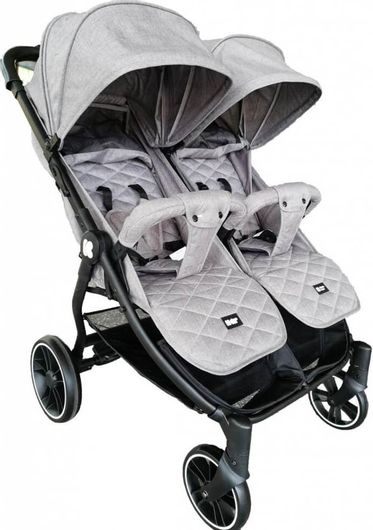 Καρότσι Μωρού Kikka Boo Happy2 Ανοιχτό Γκρι