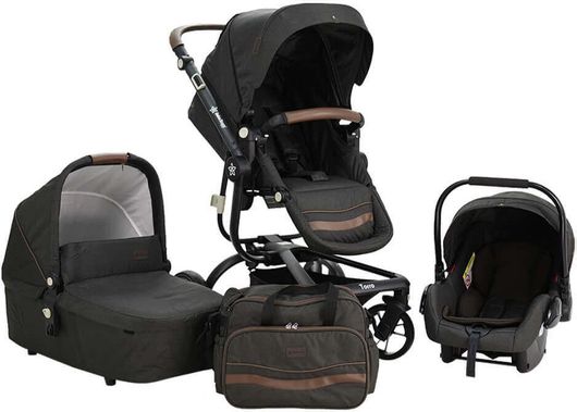 Πολυκαρότσι Bebe Stars Torro 3 on 1 360T-189 Ανθρακί