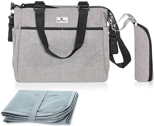 Τσάντα-Αλλαξιέρα Lorelli Ώμου/Χειρός Maya Γκρι