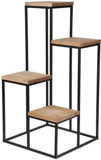 Ραφιέρα AT000604 Μεταλλική Διακοσμητική 34x34x67cm