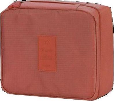 Υφασμάτινη Θήκη για Οργάνωση Αντικειμένων 20.5x17x8 cm Κεραμιδί