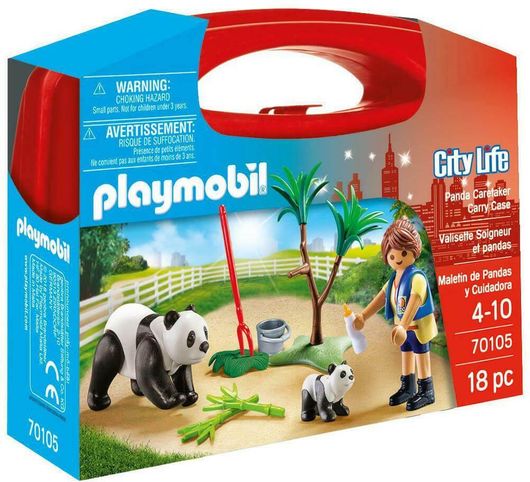Playmobil City Life Βαλιτσάκι Φροντίζοντας τα Πάντα για 4-10 Ετών #70105