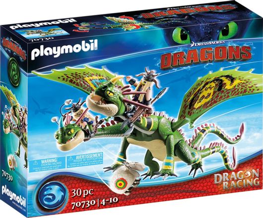 Playmobil Πέτρος & Πέτρα με Δικέφαλο Δράκο Ρέψιμο & Αναγούλα 70730 για 4+ Ετών