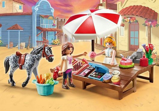 Playmobil Spirit Υπαίθριο Ζαχαροπλαστείο στο Miradero για 4-12 ετών