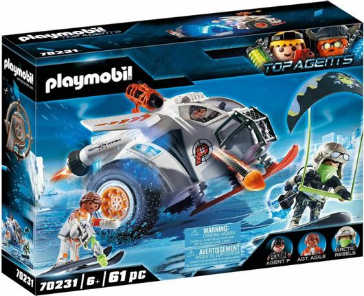 Playmobil Top Agents Spy Team Snow Glider για 6 ετών