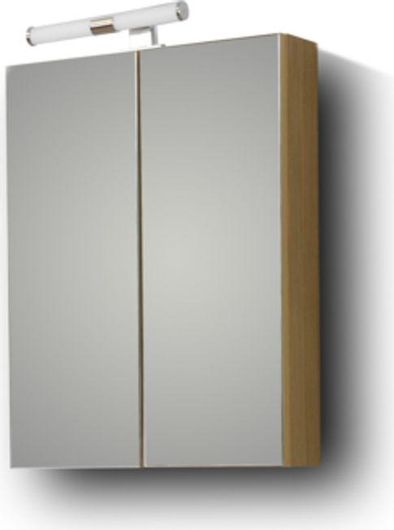 Καθρέπτης Μπάνιου Martin Siena New 55 3MSI055HN0 με Ντουλάπια Ορθογώνιος 50x14x65cm Harmony