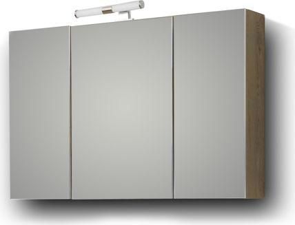 Καθρέπτης Μπάνιου Martin Omega 100 3MOM100BO0 με Ντουλάπια Ορθογώνιος 94x14x65cm Beige Oak