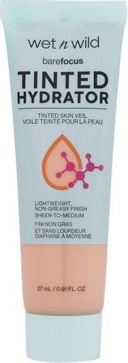 Κρέμα Προσώπου Wet n Wild Barefocus Tinted Hydrator Light 24ωρη για Ενυδάτωση & Ατέλειες με Υαλουρονικό Οξύ 27ml