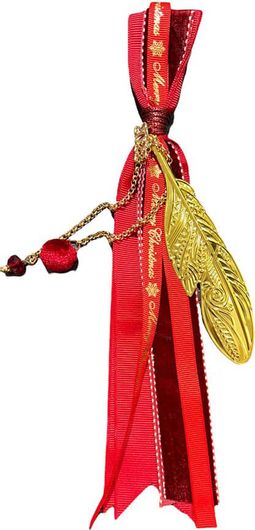 Χριστουγεννιάτικο Διακοσμητικό Γούρι 2023 με Φτερό