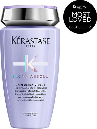 Σαμπουάν Kerastase Blond Absolu Bain Ultra Violet Διατήρησης Χρώματος για Βαμμένα Μαλλιά 250ml