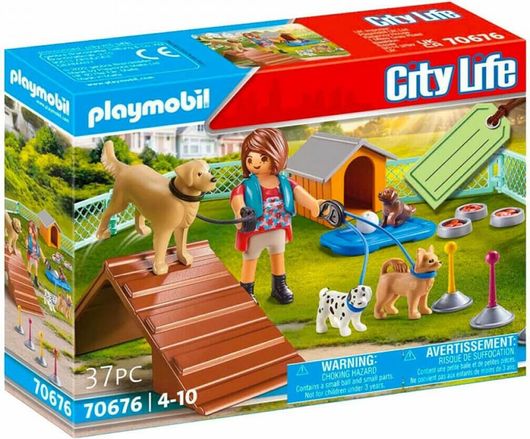 Playmobil City Life Εκπαιδεύτρια Σκύλων για 4-10 ετών