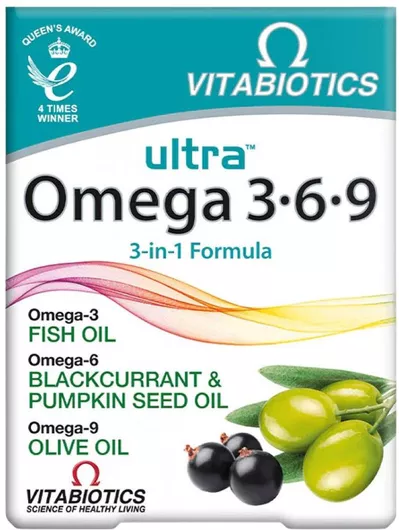 Vitabiotics Ultra Omega 3-6-9 60 Κάψουλες
