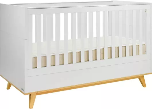 Κούνια - Προεφηβικό κρεβάτι Bebe Stars Cappuccino White