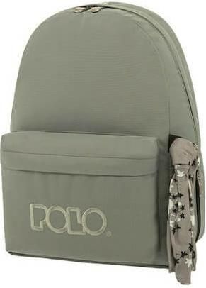 Σχολική Τσάντα Γυμνασίου / Λυκείου Polo Original 600D Πλάτης Πράσινο