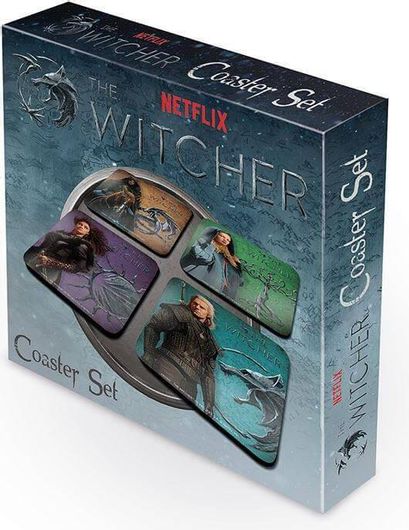 Gaming Σουβέρ Pyramid International The Witcher από Φελλό Πολύχρωμο 4τμχ