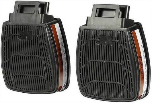 Ανταλλακτικά για Μάσκες Εργασίας 3M D8055 A2 ζευγάρι φίλτρων αερίων και ατμών 